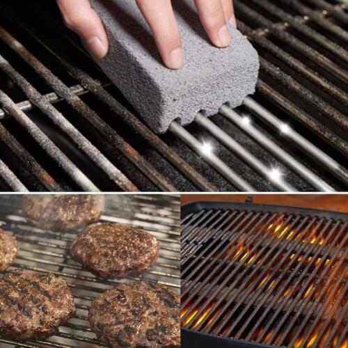 1Pc BBQ Grill Cleaning Brick Block Barbecue Cleaning Stone BBQ Racks Stains Grease Cleaner BBQ Tools Kitchen Gadgets decorates