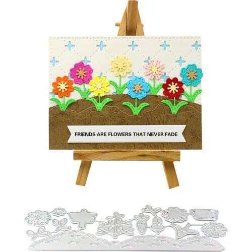 KSCRAFT Garden Borders Metal Cutting Dies Stencils for DIY Scrapbooking/photo album Decorative Embossing DIY Paper Cards