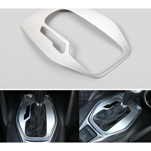 BBQ@FUKA Matte ABS Car Interior Parts Gears Shift Panel Trim Covers Fit For Chevrolet Camaro 2017