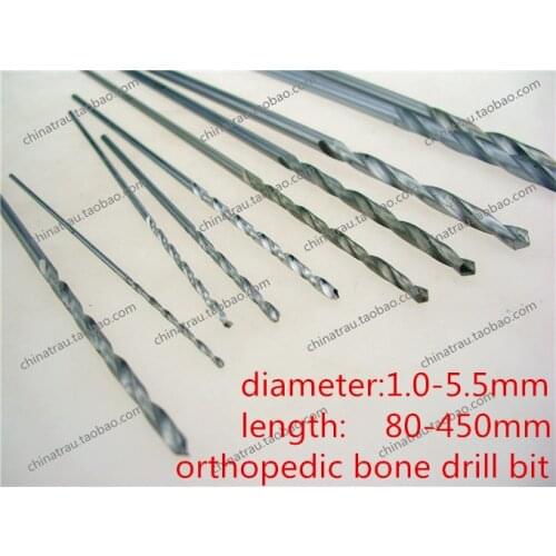 Medical orthopedic drill bit ortho instrument bone drill bit locking plate Intramedullary nail Drill hole Small animal Pet Vet