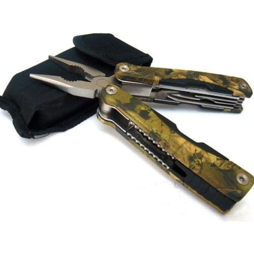 Multifunction Stainless Steel Pocket Screwdriver Knife Pliers Folding Pliers Mini Portable Folding Pliers Outdoor Tools