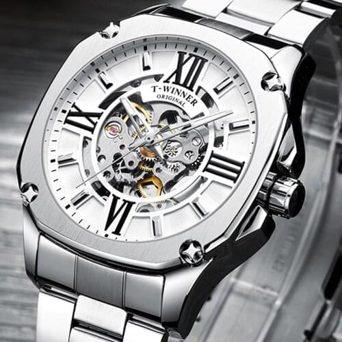 Mens Watch Mechanical Watches Fashion Luxury Mens Automatic Watch Clock Male Business Waterproof Wristwatch relogio masculino