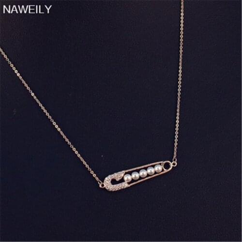 Женские ожерелья из жемчуга NAWEILY China At AliExpress