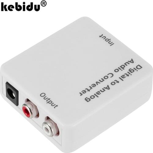 Newest Digital Optical Coaxial Toslink Signal To Analog Audio Converter Adapter RCA Digital To Analog Audio Converter Adapter