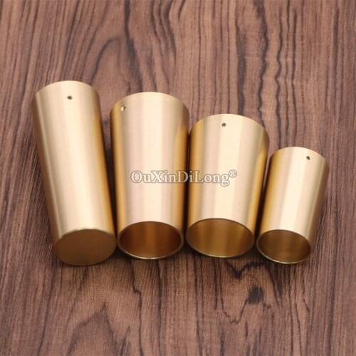 New 4PCS Pure Brass Furniture Feet Cover Chair Sofa Table Cabinet Leg Feet Protector Cover Tube Cup Furniture Leg Ferrules