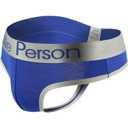 New Arrival Brand BRAVE PERSON Men Sexy Cotton Thongs Briefs Bikini Sexy Men Underwear G-string Thong T-back Shorts