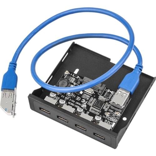 Pci-E To Usb 3.0 Pc Front Panel Usb Expansion Card Pcie Usb Adapter 3.5 Inch Front Panel Bracket Pci Express X1 Riser