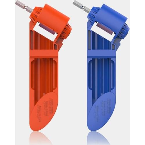 Portable Corundum Grinding Wheel Drill Bits Sharpener 2-12.5mm Drill Grinder Sharpener 1/4 Inch Shank Power Tool