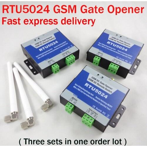 Fast shipping RTU5024 GSM Swing Sliding Gate Opener Relay Switch Remote Access Control Wireless Door Opener App support