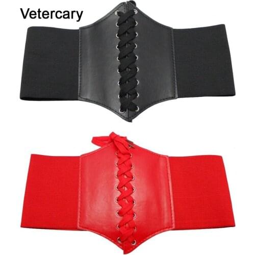 Wide belt Knitted elastic strap for women Cummerbunds fashion waistbands decoration clothing waistband Corset Bodycon Slim black