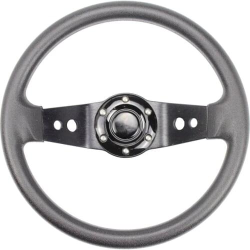 SANJODS Sports Steering Wheel Golf Modified Steering Wheel 13 Inch 32cm Aluminum Moving Rudder