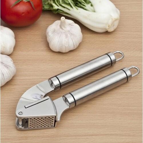 SUS304 Quality Garlic Press Squeezer Reamer Presses Presser ginger Masher Food Grade 19cm long 6.5cm wide about 264g FDA LFGB