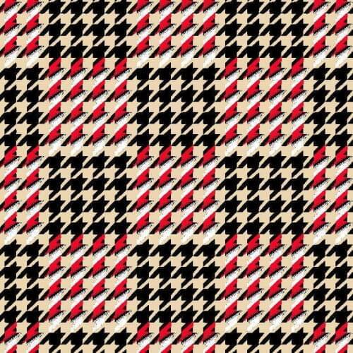Style 6 houndstooth Polyester Fashion Clothing Fabric Digital Printed Cloth For Dress Handmade Sewing Material Alibaba Express