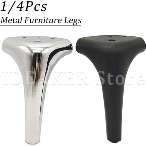 1/4Pcs 150mm Modern Style Metal Furniture Legs for Cabinet Legs, High Coffee Table, TV Cabinet Legs, Gourd Legs, Iron Sofa Legs
