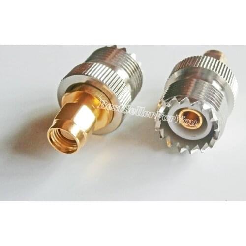 1Pcs RP SMA Male RPSMA Plug to UHF Male PL-259 PL259 Jumper RF adapter connector Radio