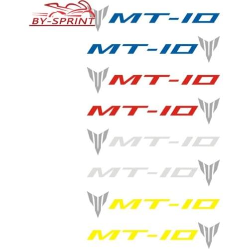 2 X Motorcycle Decoration Universal Emblem Stickers Decals For YAMAHA MT-10 MT 10 mt-10