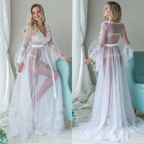2019 Bohemian Lace See Through Cover-ups Sexy Summer Beach Dress Tunic Women Beachwear Swimsuit Cover Up Bikini Wrap Sarongs hot