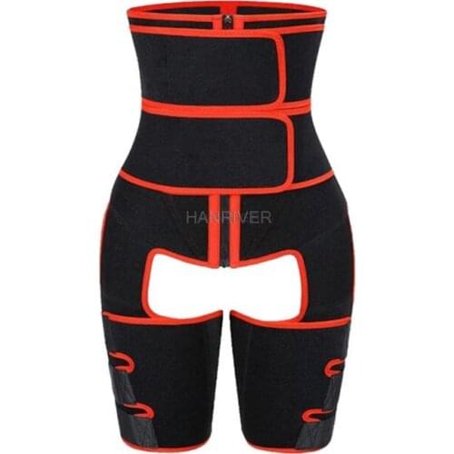 3-in-1 body shaper Waist thigh trimmer Waist hip training shaper Hip belt Postpartum body shaping waist belt Leg strap