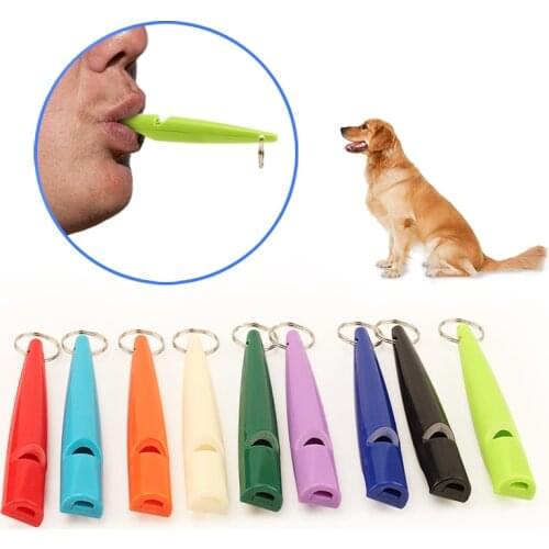 5pcs Pet Dog Training Whistle Key Chain Pet Flute Dog Training Product Pet Dog Trainer