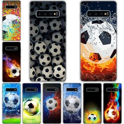 Retro Football Game Ball Phone Case For Samsung Galaxy A71 A70 A51 A50 A41 A40 A30 A21 A10 A01 A90 A20S A20E A10S M30S A6 A7 A8