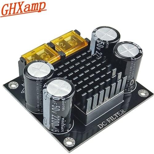 GHXAMP 50A DC Power Suppy Filter Rectifier Bridge Conditioner Clean DC Power Noise Wave Filter AC220V 1pc