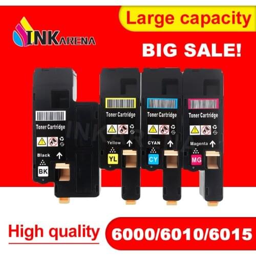 INKARENA Compatible For Xerox Phaser 6000 6010 WorkCentre 6015 Color Toner Cartridge For 106R01630 106R01634 106R01631 Printers