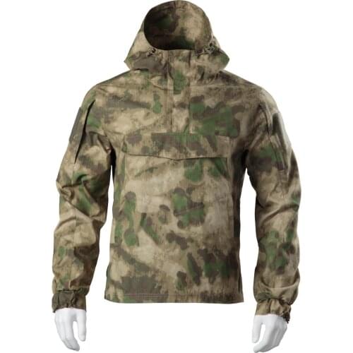 Men Camouflage Hunting Overcoat Outdoors Sports Hiking Climbing Tactical Training Mountain Uniform Military Fans Combat Jacket