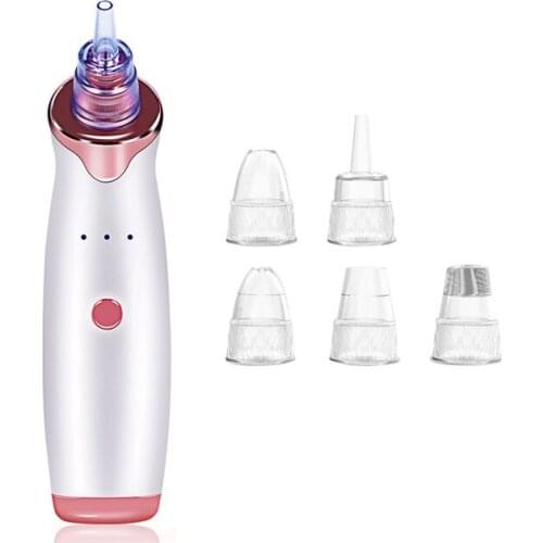 New Facial Blackhead Remover Electric Pore Cleaner Blackhead Point Vacuum Cleaner USB Black Spots Pore Cleaner Machine