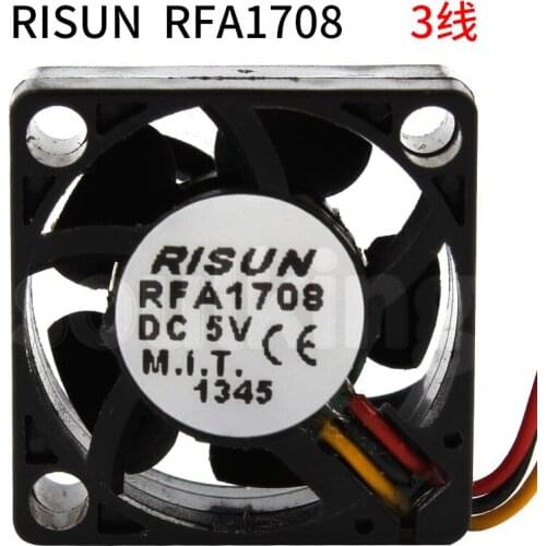 New Original RISUN RFA1708 DC5V 17x17x8MM 1.7cm for UAV Cooling fan