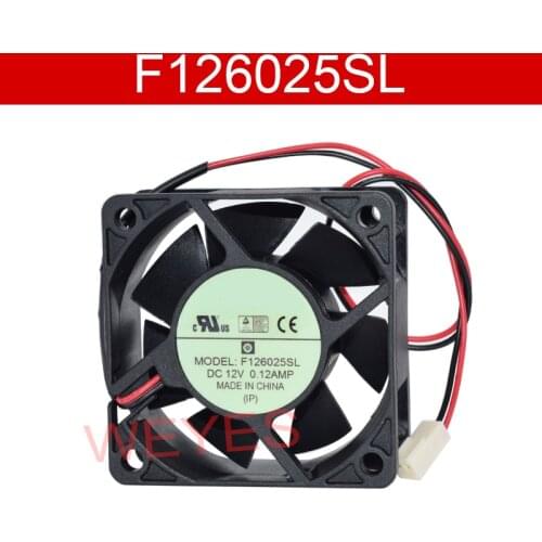 Genuine New F126025SL DC 12V 0.12AMP Cooling Fan