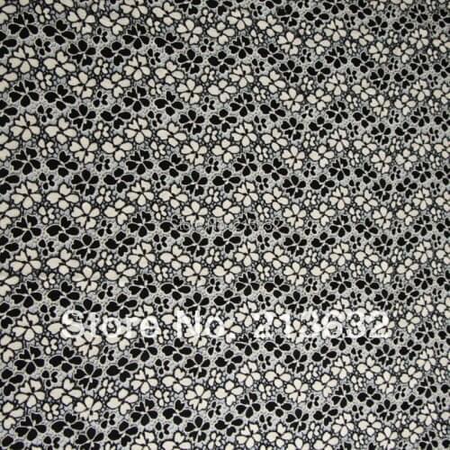 POs41-55 textile cotton water soluble embroidery cotton fabric Water soluble embroidery cloth tulle water soluble embroidered