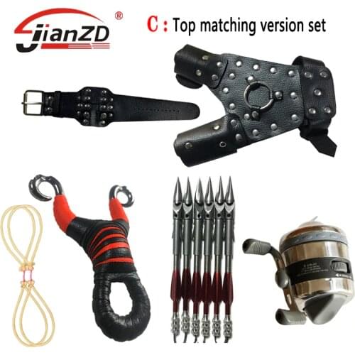 Slingshot shooting fishing slingshot bow and arrow shooting powerful fishing compound bow catching fish high speed hunting 2020