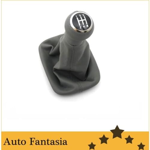 Gear knob & shift boot (grey) -for Audi a6 c5