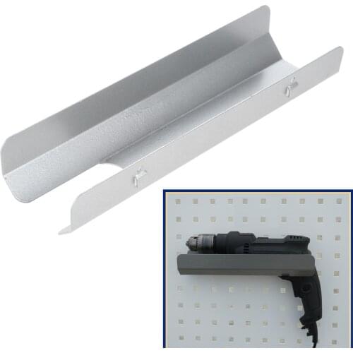 Hand Drill Frame Holder Tools Hanging Shelf Wall-Mounted Hook Toolbox Storage Steel Rack Organizer Hardware Workshop/Garage 27cm