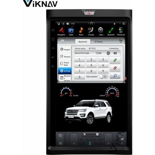 Android System Multimedia DVD Player Car GPS Navigator for-FORD expedition 2007-2017 with17 inch vertical HD screen