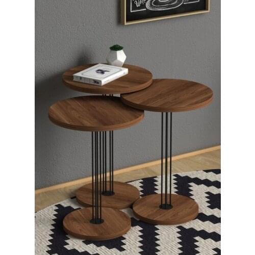 Modern Mounted Coffee table Nola Zigonsehpa Walnut coffe table table basse