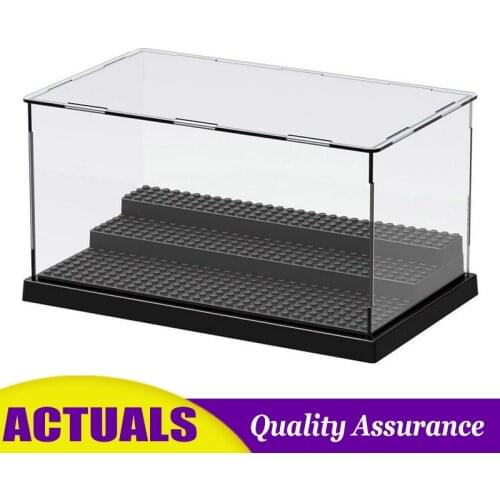 Building Blocks Display Case for Figures Deluxe Acrylic Figure Collectible Transparency Box Bricks Toy Lepinblock Constructor