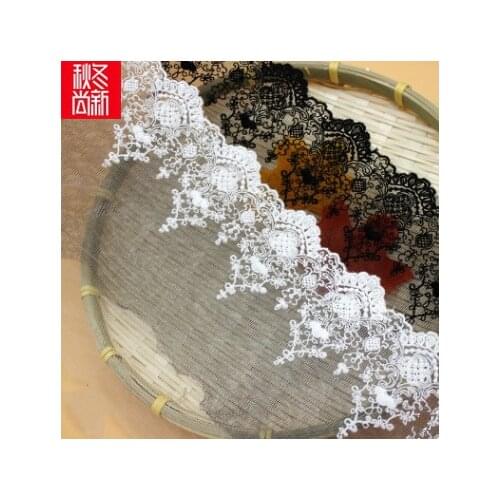 High quality Handmade Clothes Accessories Lace Decoration Vintage Home Textile Home Fabric Mesh Embroidery Lace