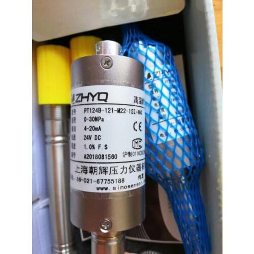 ZHYQ High Temperature Melt Pressure Sensor PT124B-121-30MPA-M22 Output 4-20MA