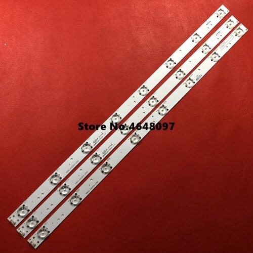 1set=3pieces for 32E320W 32E350E 32E306C led backlight 32inch WS V2.0 8lamps Screen RDL320HY