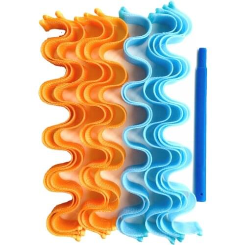 12PCS 50cm DIY Magic Hair Curler Portable Hairstyle Roller Sticks Durable Beauty Makeup Curling Rollers Hair Styling Tools Women