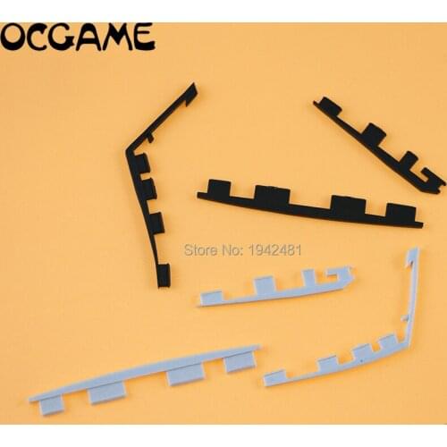 OCGAME 30sets/lot black&white Rubber Pad Dustproof Pad Protective Cover for PS4 console CUH-1000 CUH-1100