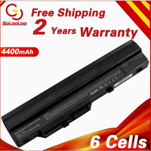 Golooloo Black BTY-S11 BTY-S12 Laptop Battery for MSI Wind U90 U100 Wind U210-006US For Medion Akoya Mini E1210 For LG X110