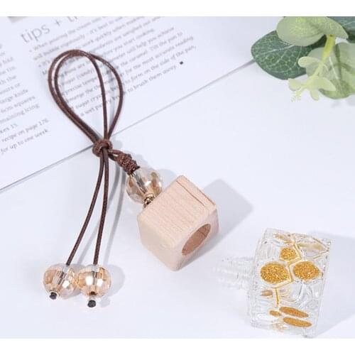 Car Perfume Bottle Car Hanging Diffuser Bottle, Empty Refillable Bottle Home Car Air Freshener, 10ML