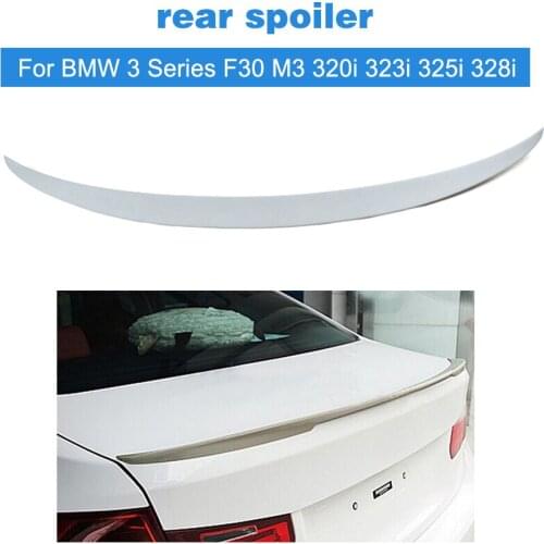 Trunk Boot Spoiler Wing Lip Unpainted Fit For BMW 3 Series F30 M3 320i 323i 325i 328i 2012UP
