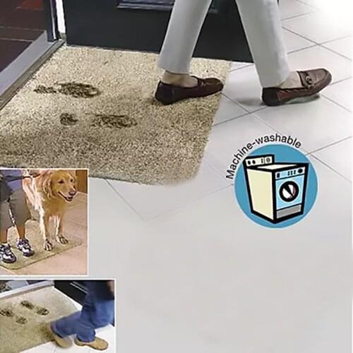 Free shipping Super Absorbant Magic Door Mat Microfibre Clean Step Super Mat Washable Doormat Carpet for Home