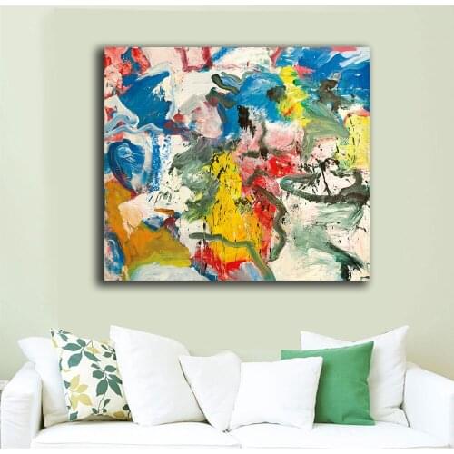 UNTITLED V by willem-de-kooning Oil Painting Wall Art Paintings Picture Paiting Canvas Paints Home Decor Print Painting