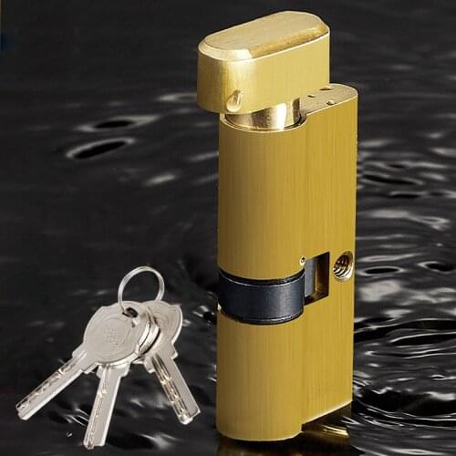 Lock Cylinder Indoor Bedroom Lock Core Brass Lock Core Room Wooden Door Household Lock Head Replacement
