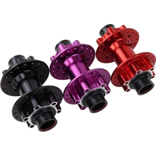 DHL-20S Bicycle Dual Double Disc E Bike Hub 36H Downhill Mtb Mountain Bicycle Aluminum Alloy Front Hubs 20mm 110mm 2 Bearings
