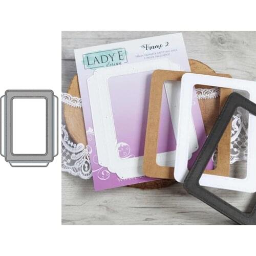 Photo Frame Metal Cutting Dies for Scrapbooking Handmade Tools Mold Cut Stencil New DIY Card Make Mould Model Craft Decoration